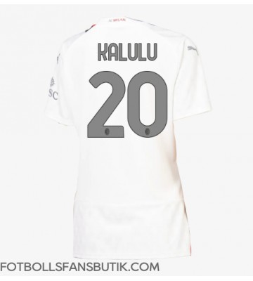 AC Milan Pierre Kalulu #20 Replika Bortatröja Damer 2023-24 Kortärmad